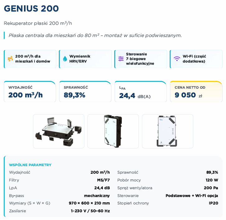 GENIUS 200